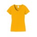 Pomander Gate LADIES Short Sleeve Port & Co Cotton V-Neck T-Shirt 